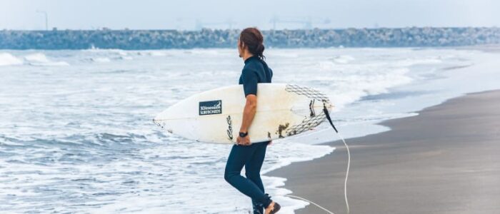 北海道屈指のサーフスポット、浜厚真海岸。